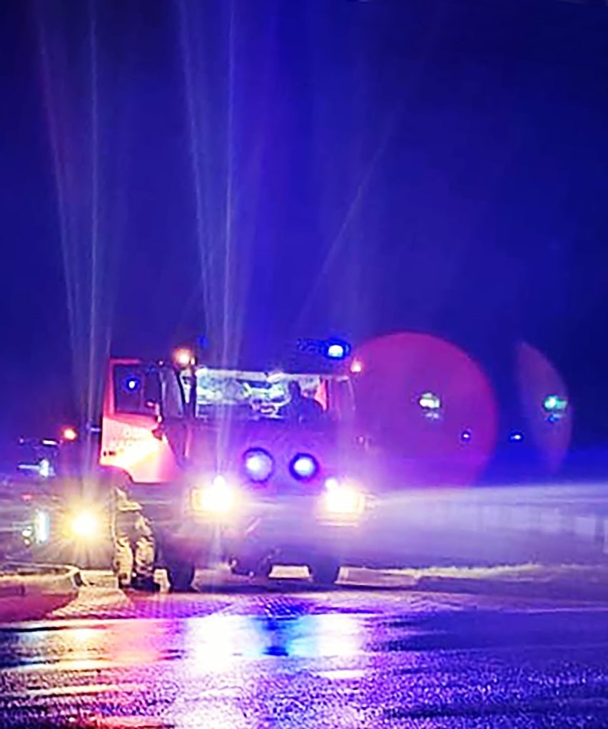 Nocny ogień w podsądeckiej miejscowości nad Dunajcem