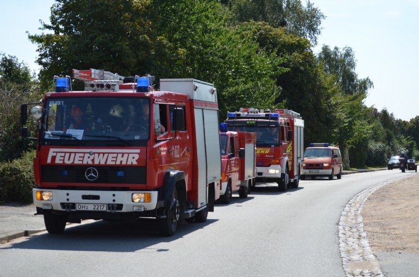 Młodzieżowa Drużyna Pożarnicza OSP Lotyń na ćwiczeniach gaśniczych w Stockelsdorf [ZDJĘCIA]