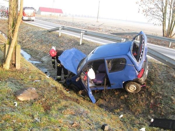 W wypadku ranne zostały dwie osoby