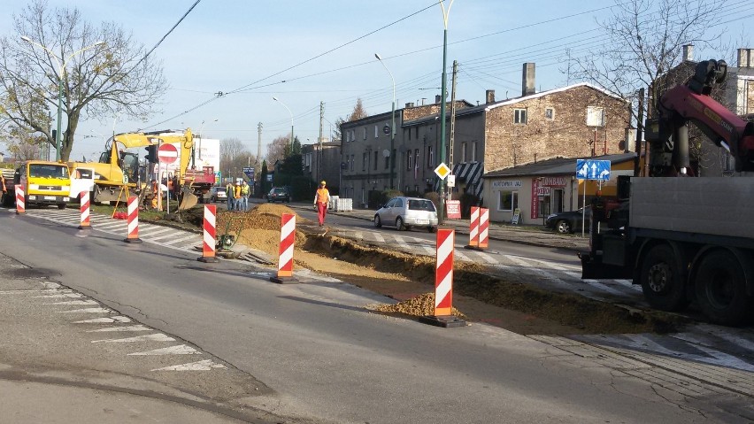 Sosnowiec: rozpoczął się remont torów tramwajowych na Dańdówce [ZDJĘCIA]