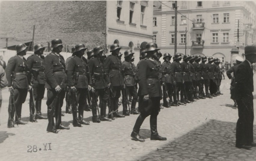 Oddział szturmowy kaliskiej policji, lata 30. XX w.