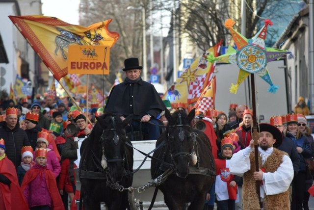 Zeszłoroczny bielski Orszak Trzech Króli.