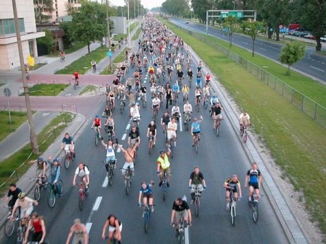 W piątek Warszawska Masa Krytyczna. Do przejechania 27 km