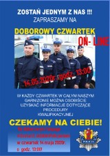 Piotrków: Nabór do służby w policji. Policjanci odpowiedzą na pytania kandydatów online