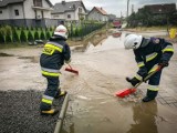 Powódź w Krzyżanowicach. Zalana Skalna w Rybniku