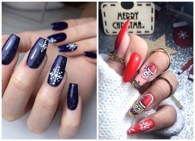 Przejdź do galerii i zobacz zdjęcia pięknych paznokci na Boże Narodzenie, jakie można znaleźć na profilach Instagrama manikiurzystek z Kraśnika.