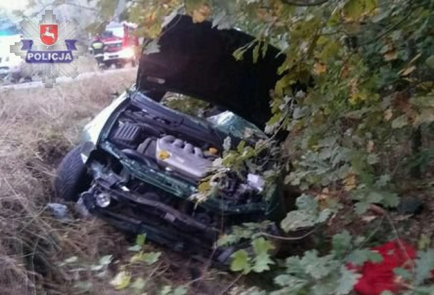 Wypadek na trasie Hanna-Janówka. Kierowca i pasażerka byli...