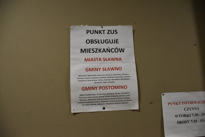 Punkt ZUS w Sławnie znajduje się w Urzędzie Miejskim -...