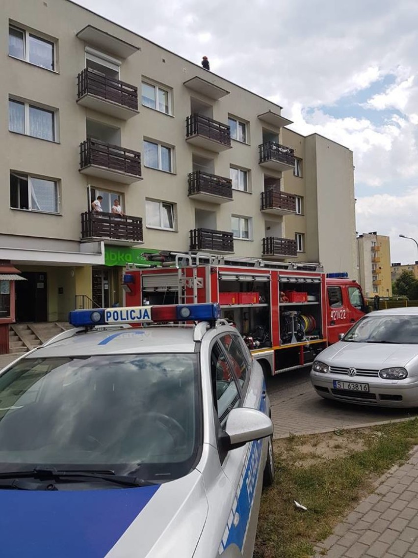 Kobieta zabarykadowała się w mieszkaniu w Kędzierzynie-Koźlu