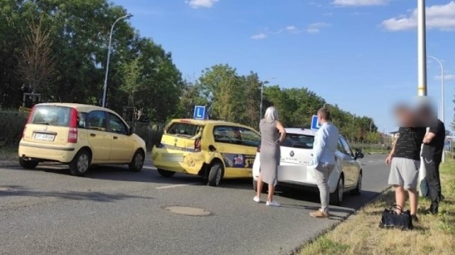 Wypadek na Sosnkowskiego w Opolu.