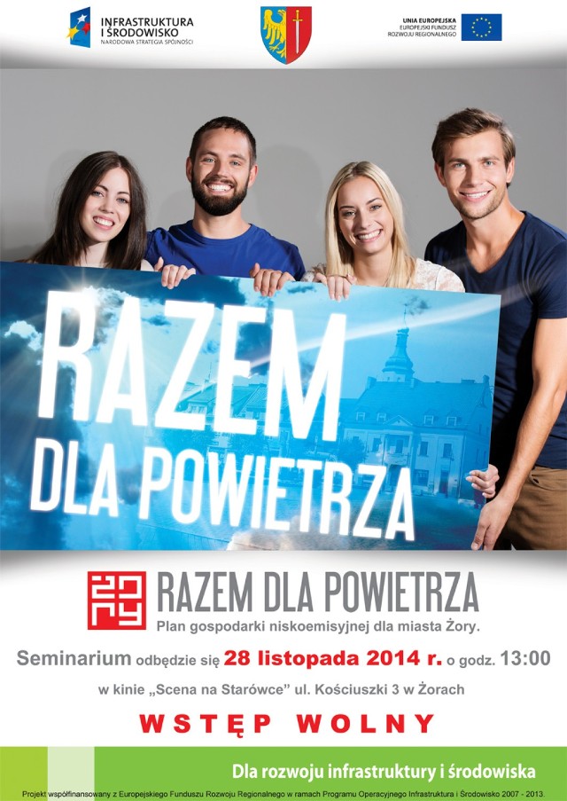 Żory: Razem dla powietrza. Seminarium już w piątek, 28 listopada