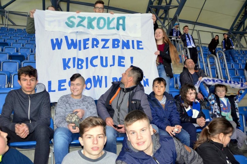 Uczniowie z gminy Odolanów pojechali na mecz Lecha Poznań [FOTO]