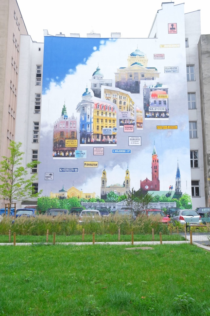 Nowy mural w Śródmieściu. Na Próżnej powstało malowidło nawiązujące do czasów przedwojennej Warszawy