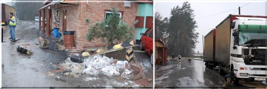 Niebezpiecznie na kraśnickich drogach: W Maziarce TIR...