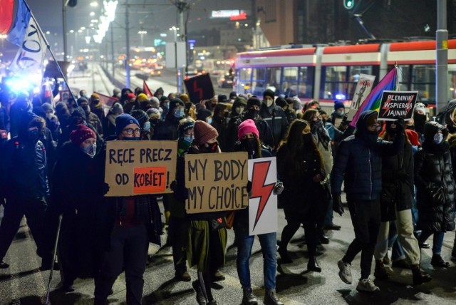 Jedna z demonstracji Strajku Kobiet w Gdańsku