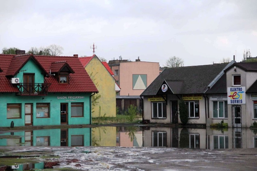 Ulewa w Międzychodzie trwała około 60 minut, a wyrządziła...