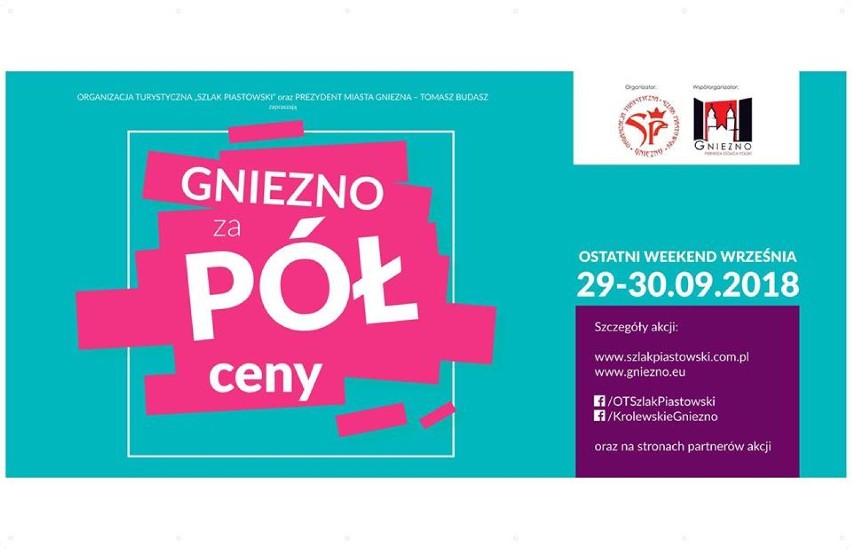 Gniezno za pół ceny już w ten weekend. Sprawdź gdzie skorzystasz z 50% zniżki