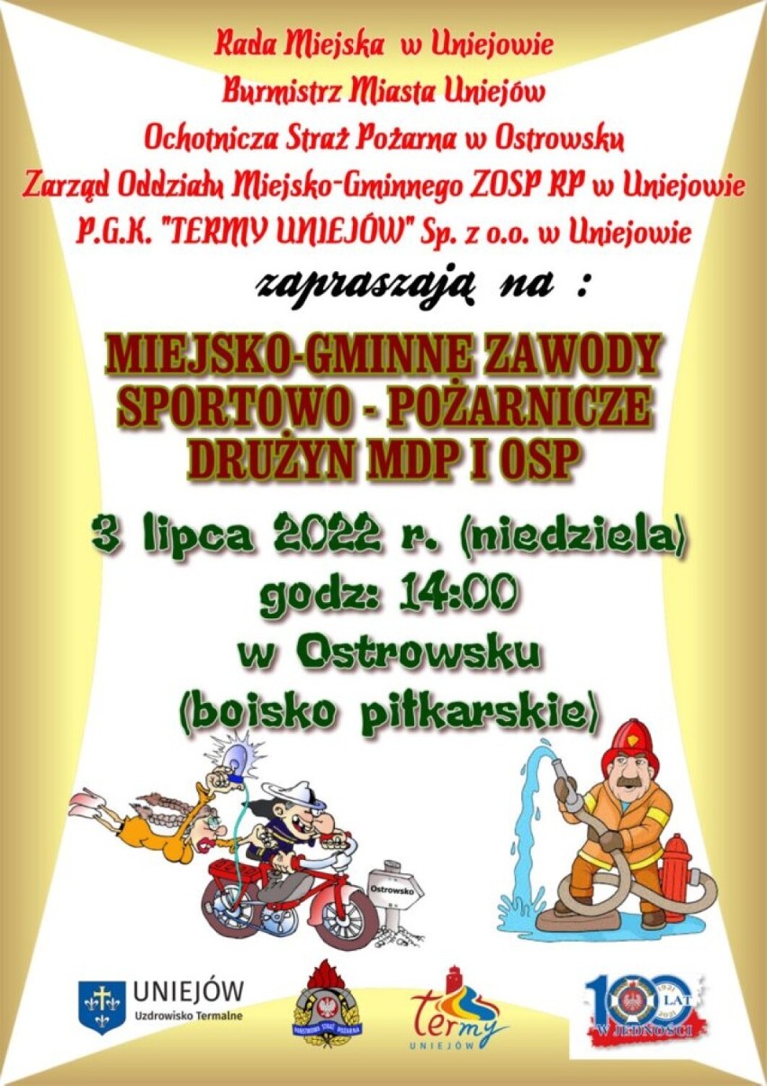 Miejsko-Gminne Zawody Sportowo-Pożarnicze. Poddębice rywalizowały, Uniejów w niedzielę 3 lipca