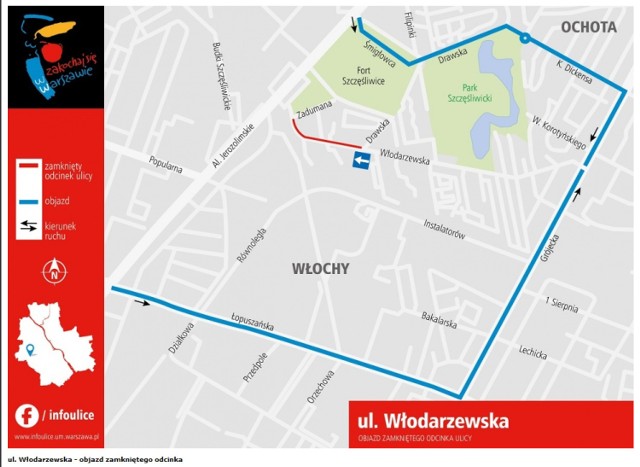 Przebudowa ul. Włodarzewskiej. Uwaga na utrudnienia