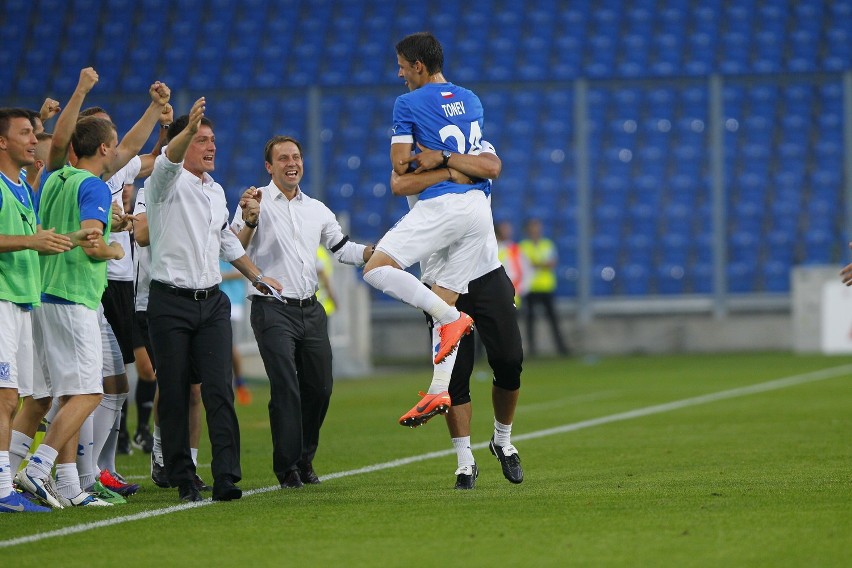 Liga Europy: Lech Poznań wygrał z Chazarem Lenkoran 1:0 [ZDJĘCIA, WIDEO]