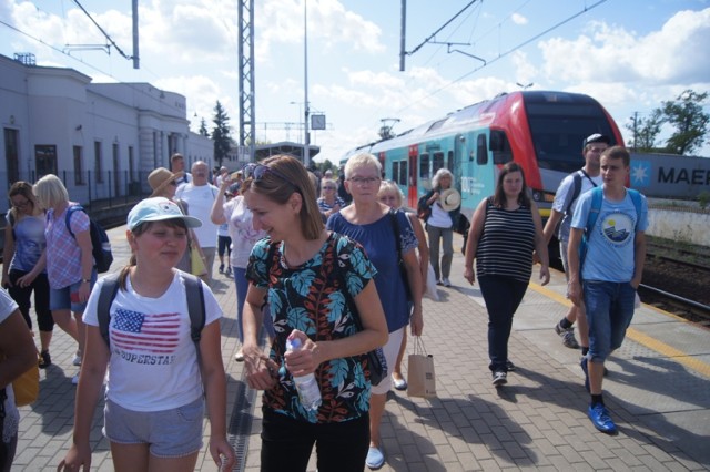 „Pociąg do smaków" w Radomsku. Pierwsza wycieczka z ŁKA