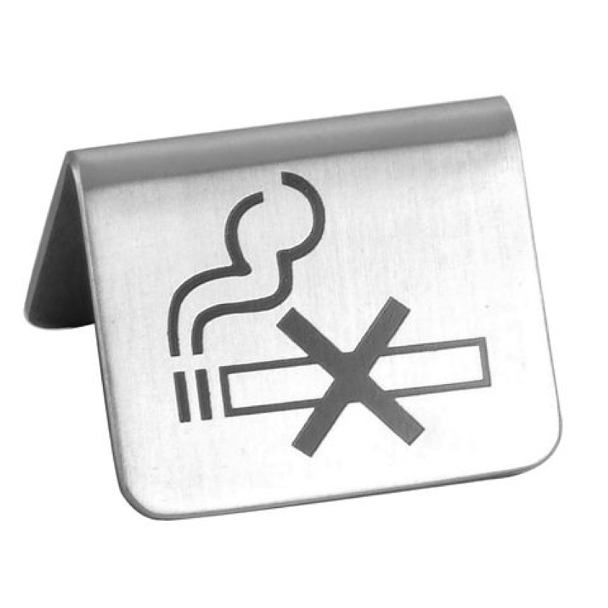 Oto przykładowa tabliczka o zakazie palenia