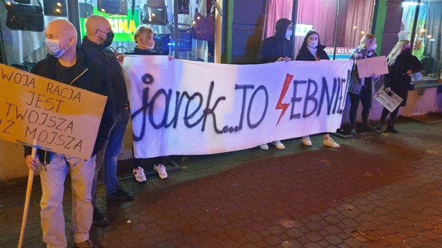 Kolejny protest w Jędrzejowie