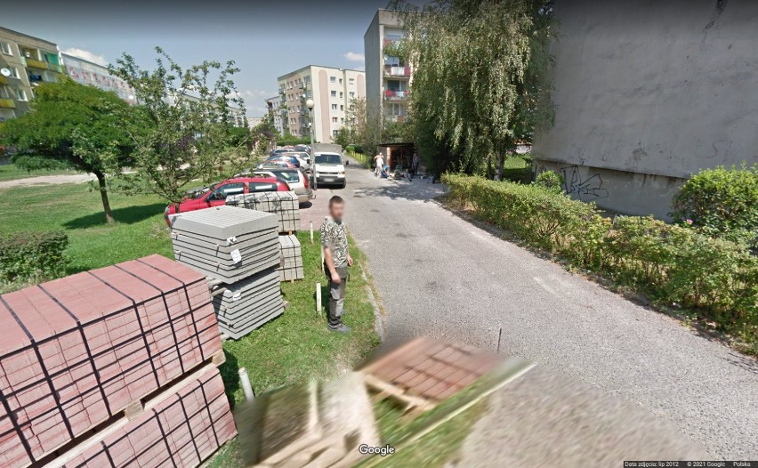 Osiedle Moniuszki w Żarach w kamerach Google Street View....