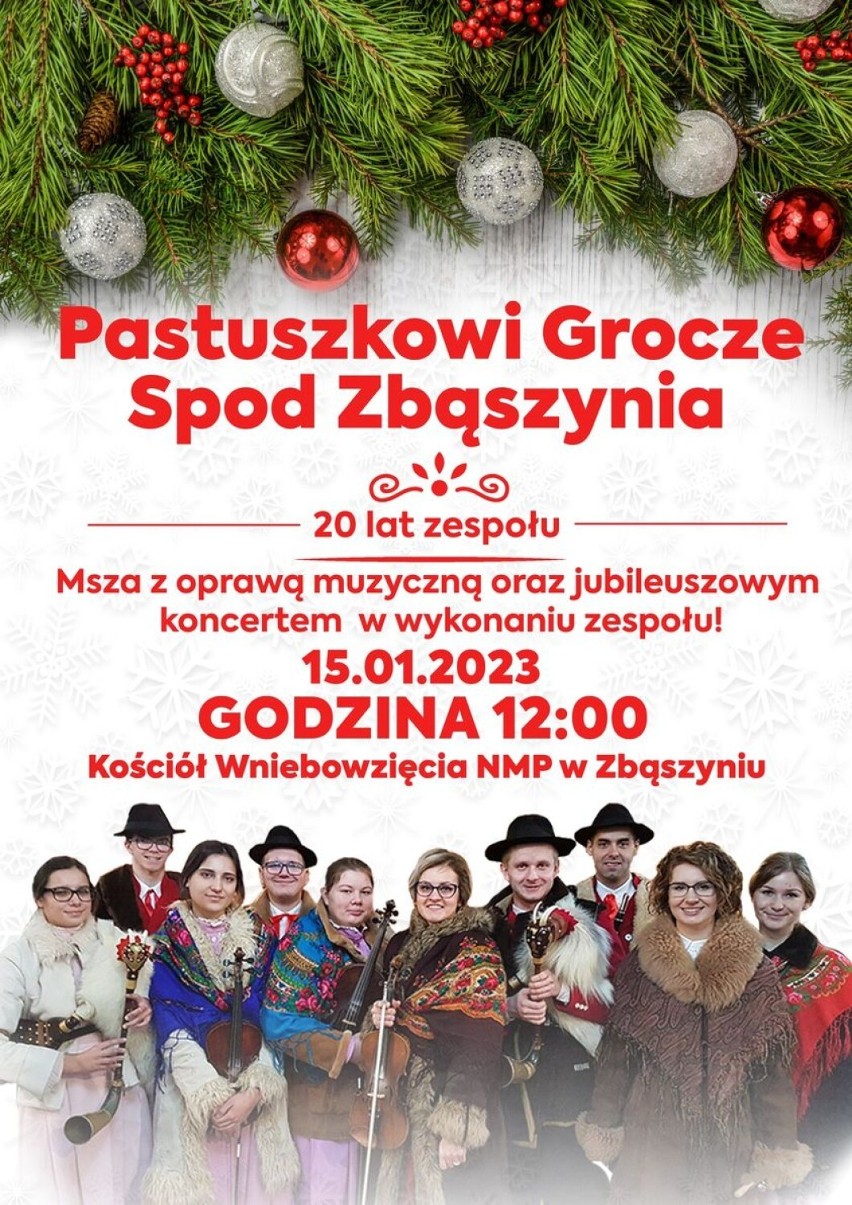"Pastuszkowi Grocze spod Zbąszynia" wystąpią w kościele pw. NMP Wniebowziętej w Zbąszyniu. Poznaj szczegóły!