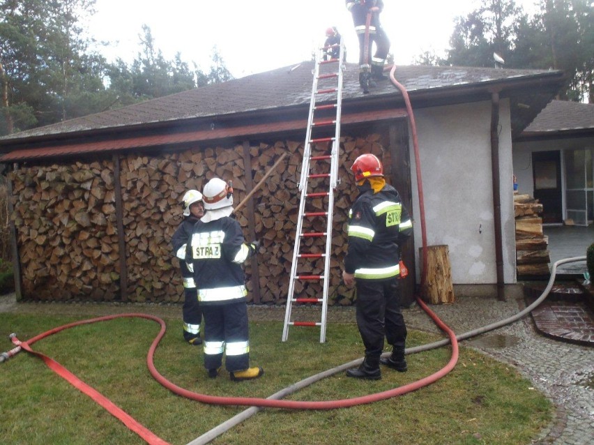 Jastrzębsko Stare: Pożar domu