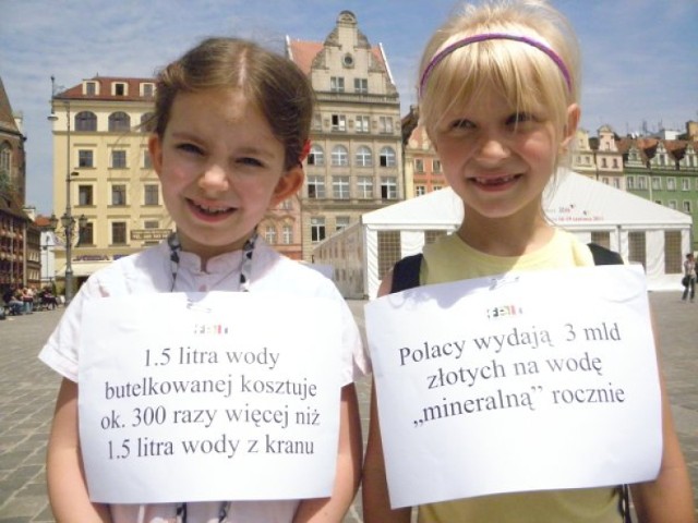 Akcja "Gra o wodę" we wrocławskim Rynku