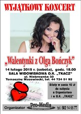 Walentynki z Olgą Bończyk w Tomaszowie