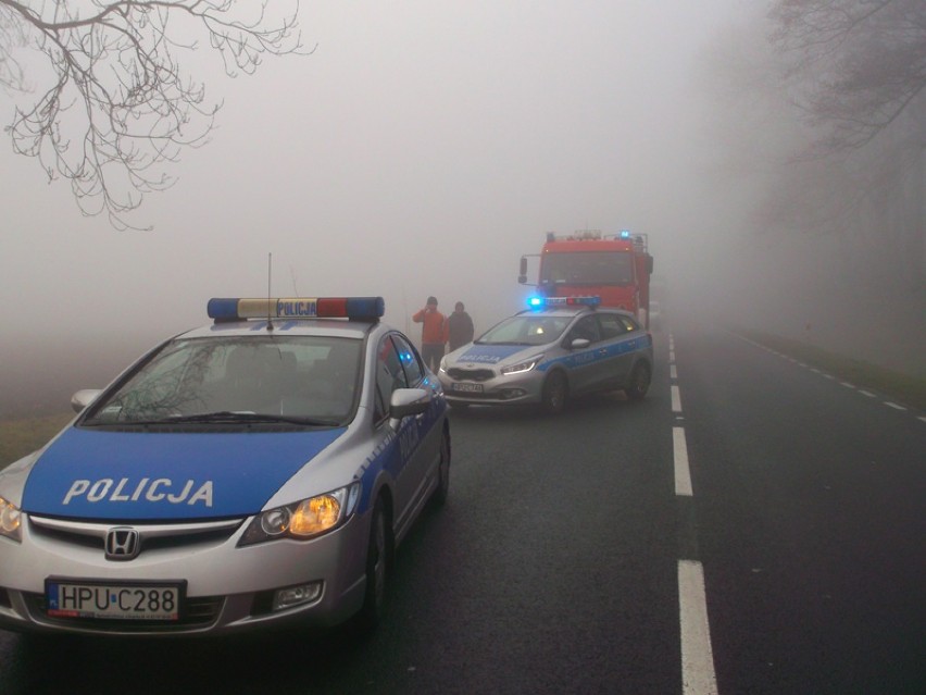 Wypadek w Skarszewie. Trzy osoby w szpitalu