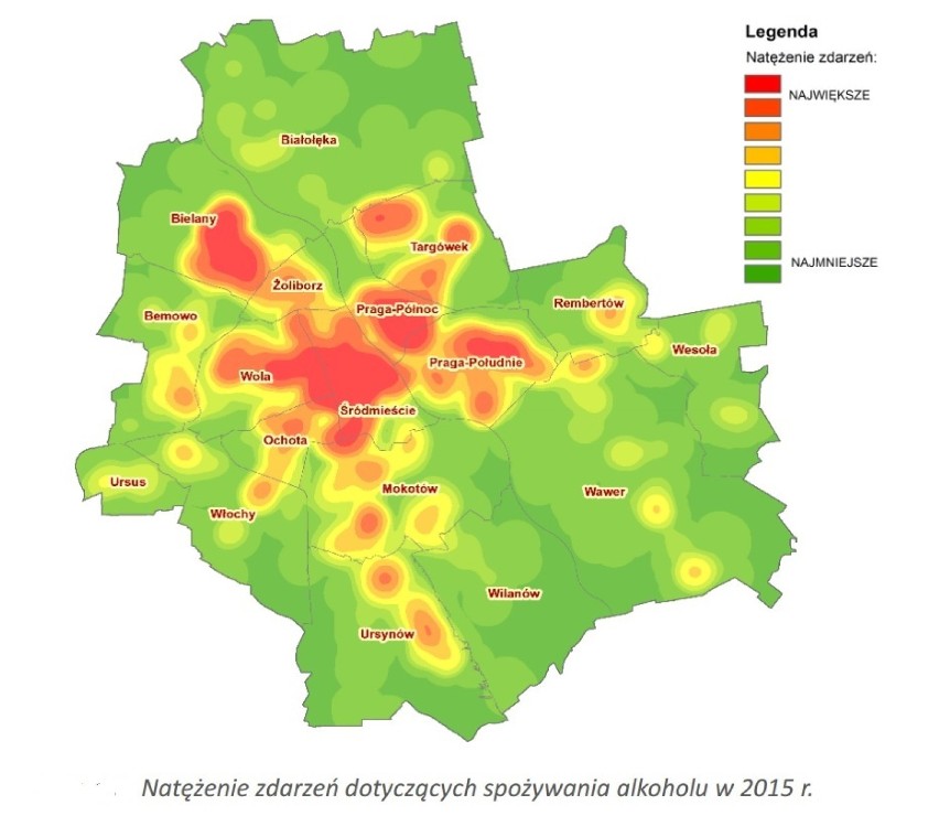 Straż Miejska Warszawa. Zobacz mapę bezpieczeństwa stolicy