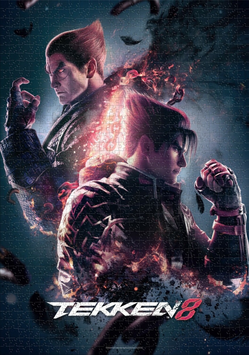 Zestaw inspirowany Tekken 8: Tekken 8 Key Art Puzzles 1000