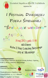 Malbork. 18 maja odbędzie się Festiwal &quot;Śpiewające Wierszyki&quot; z udziałem przedszkolaków