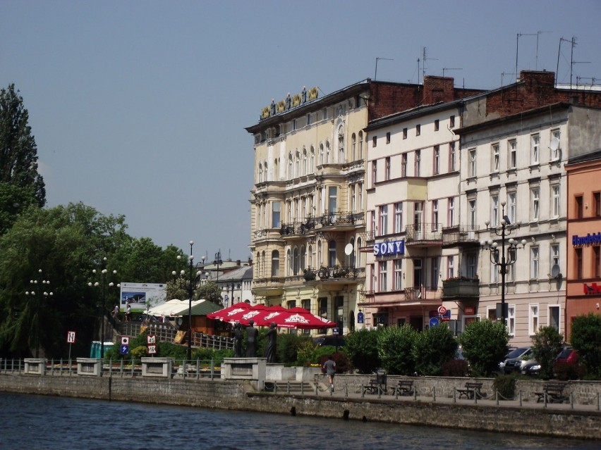 Bydgoszcz widziana od strony rzeki