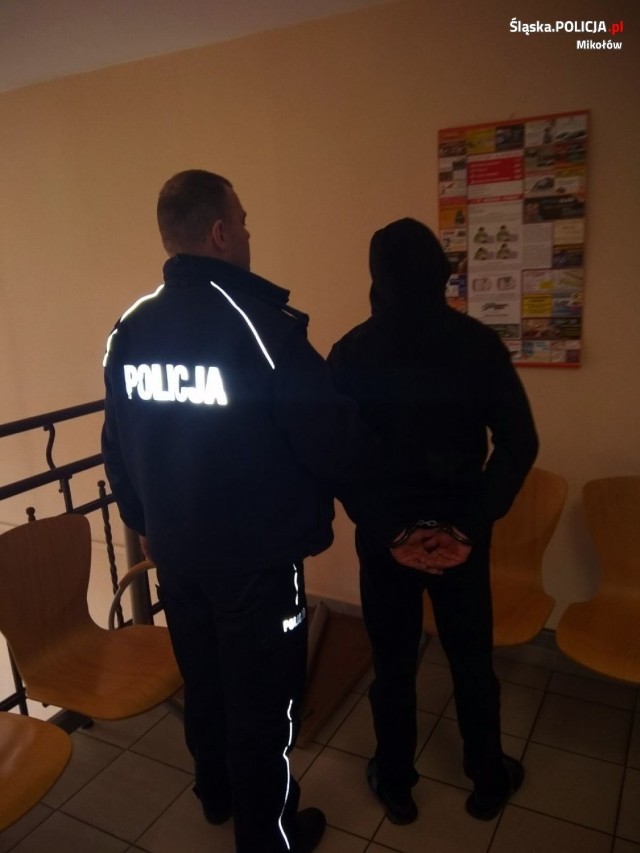 Złodziej z Orzesza złapany przez policjantów