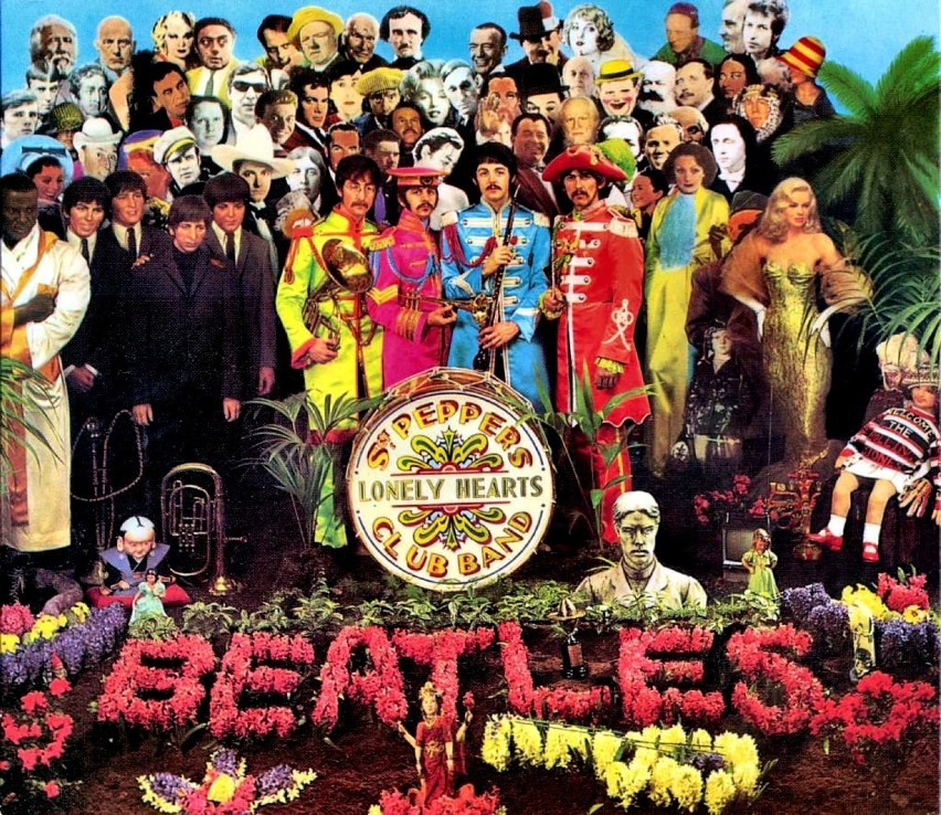 Na okładce płyty "Sgt. Pepper’s Lonely Hearts Club Band"...