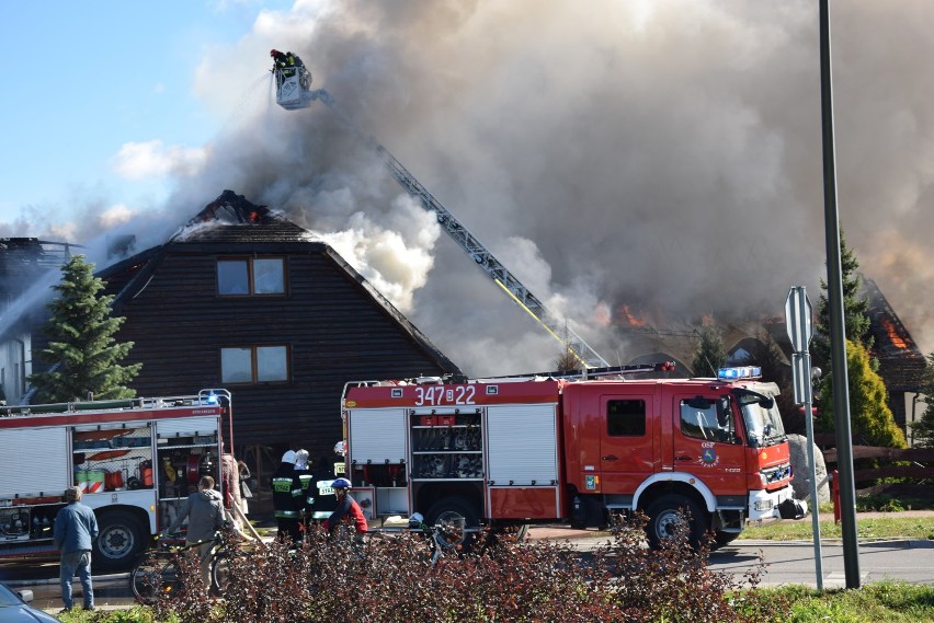 W pożarze udział bierze 22 jednostki OSP i PSP z powiatu...
