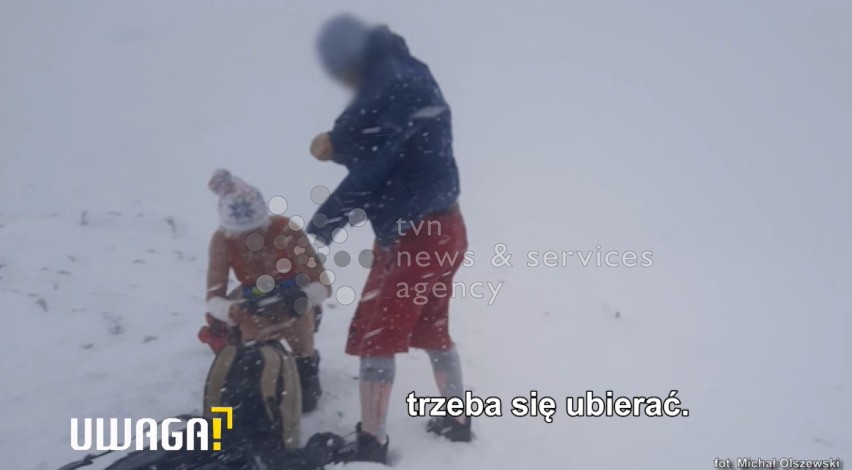 Uwaga! TVN: Chciała zdobyć Babią Górę w bieliźnie, w ciężkim stanie trafiła do szpitala
