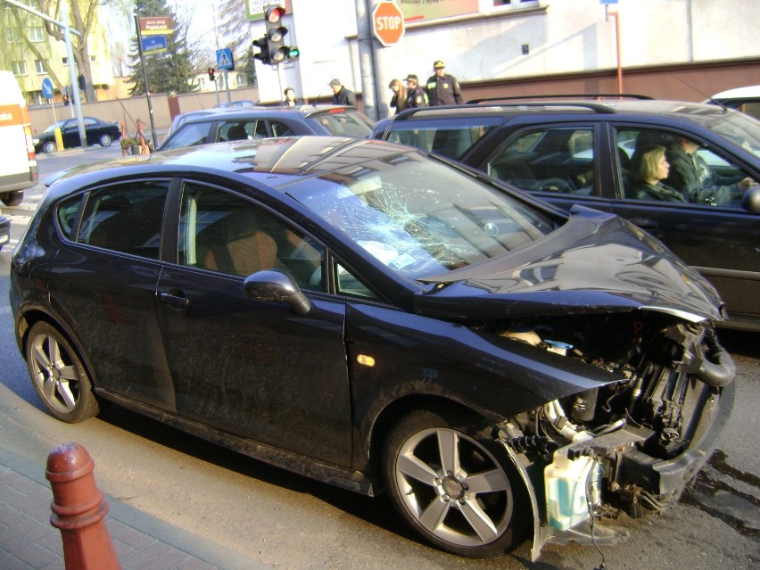 Wypadek na Jasnogórskiej w Częstochowie