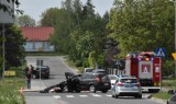 Wypadek na Wielbarku w Malborku. Po zderzeniu samochodów jedna osoba trafiła do szpitala