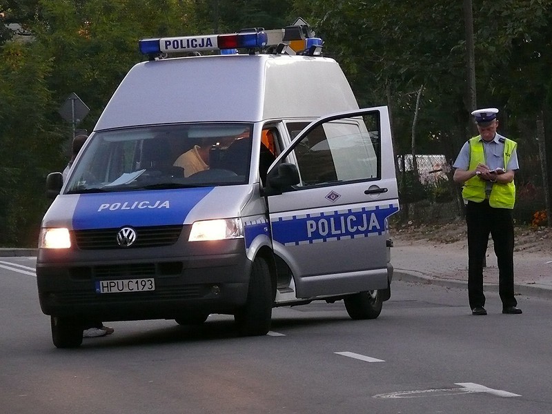 Dziecko ranne wypadku na Skarszewskiej. Zdjęcia
