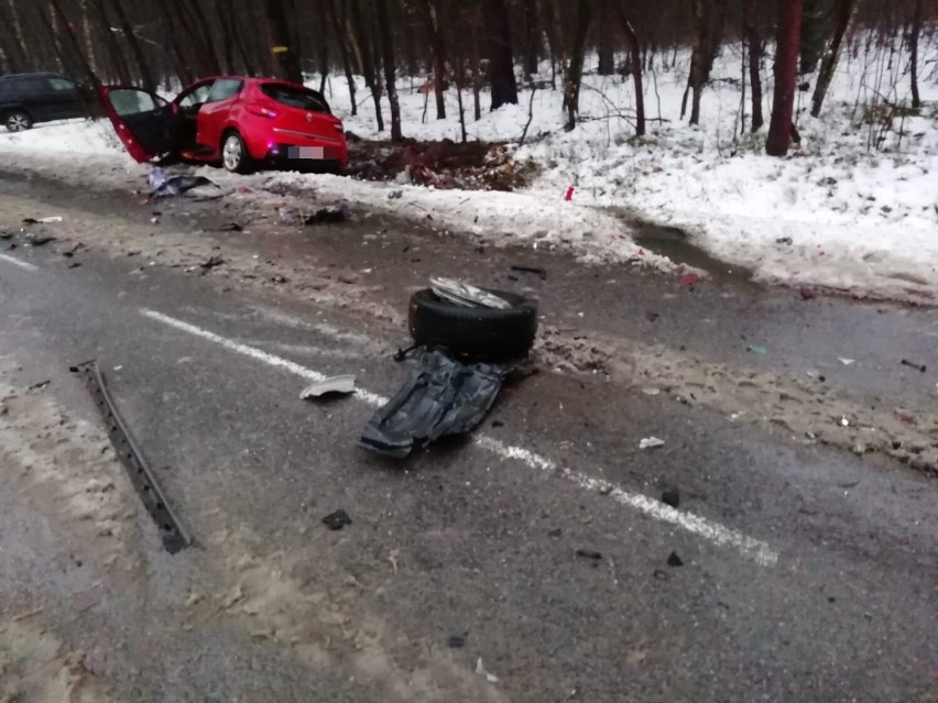 Wypadek w miejscowości Kocierzowy (gmina Gomunice)