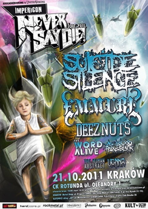 Never Say Die Tour w piątek w Krakowie