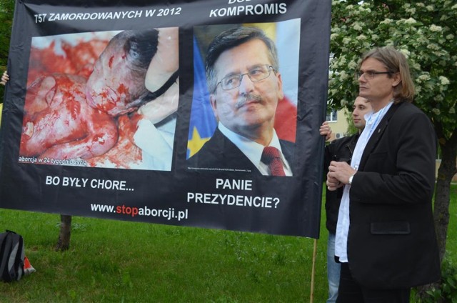 W Piotrkowie protestują przeciwko aborcji