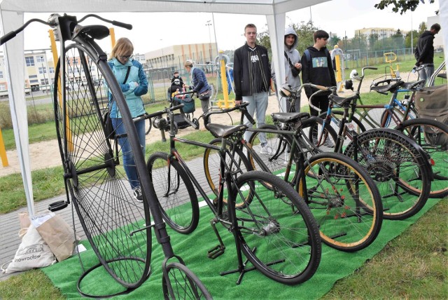 Happening rowerowy na os. Rąbin w Inowrocławiu towarzyszył obchodom Dnia bez Samochodu