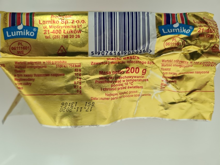 Sanepid w Kołobrzegu ostrzega: salmonella w jednej partii tego masła!