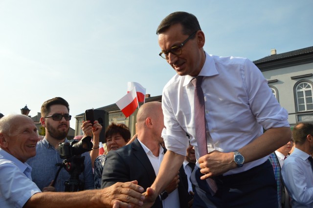 Premier Mateusz Morawiecki w Łowiczu